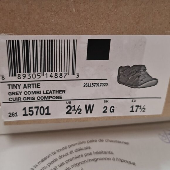 Clarks Kids Tiny Artie First Shoes - Picture 5 of 5